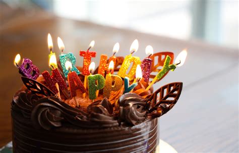 Chocolate Cake With Candles on Top · Free Stock Photo