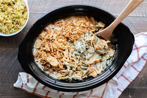 Slow Cooker Green Bean Casserole - The Magical Slow Cooker