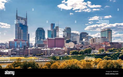 Downtown Nashville Skyline Stock Photo - Alamy