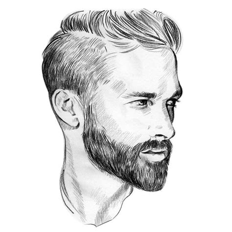 Beard Drawing Realistic - Drawing Skill