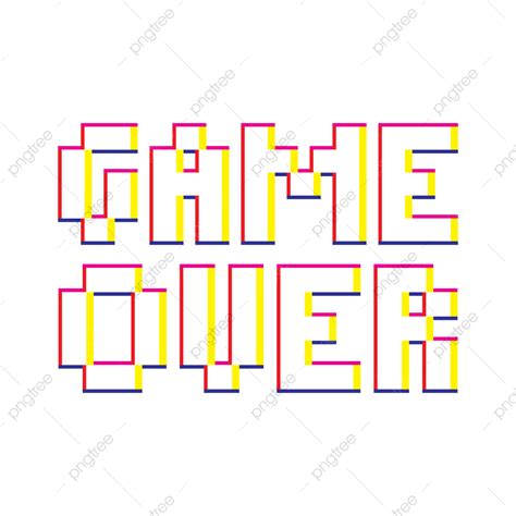 Game Over Pixel Vector PNG Images, Game Over Pixel Text, Pixel, Pixel Art, Pixel Text PNG Image ...