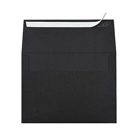 A7 Black Invitation 5x7 Envelopes - Self Seal, Square Flap,Perfect for ...