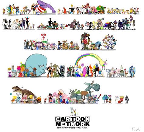 Cartoon Network 25th Anniversary by TrefRex on DeviantArt in 2022 | Old cartoon network, Cartoon ...