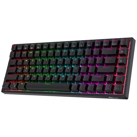 Buy RK ROYAL KLUDGERK84 Wireless Bluetooth/2.4Ghz 75% RGB Mechanical Gaming Keyboard, Three ...