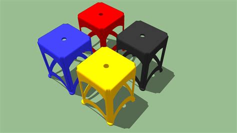 Colorful Stools | 3D Warehouse
