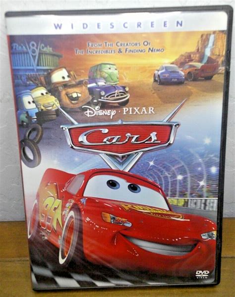 Disney * Pixar ~Cars! ~DVD! ~Widescreen! ~Rated G! ~2006! ~Free ...