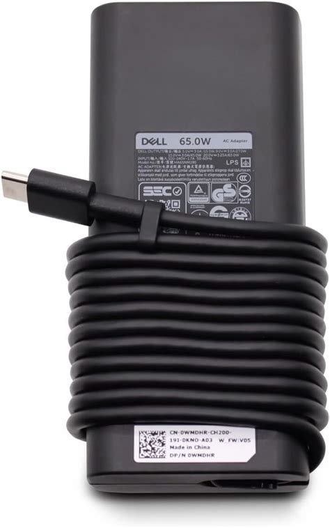 New Genuine Dell 65W USB-C Power Adapter Charger Latitude 7210 2-in-1 ...