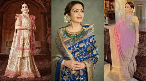 Unveiling grandeur: Exploring Nita Ambani's luxurious saree collection