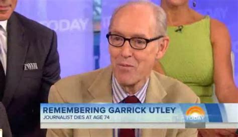 Versatile TV Newsman Garrick Utley Dies at 74