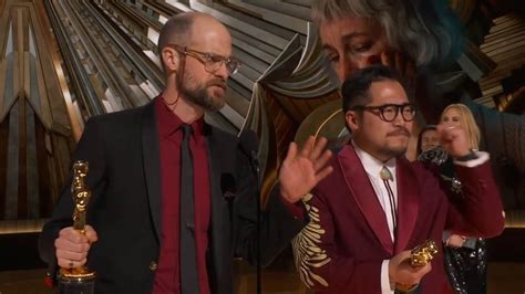 Oscars 2023 | Oscars 95 : Daniel Kwan and Daniel Scheinert win best director trophy for ...