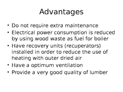 (PPT) Advantages disadvantages of conventional kiln drying | Syazwani Japar - Academia.edu