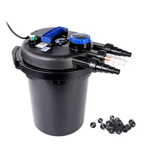 Aquarium External Canister Filter Aqua Fish Tank Pond UV Light +Media 10000L/H | eBay