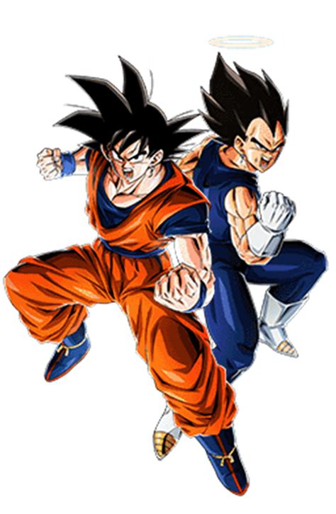 Goku and Vegeta (Potara earrings) Render by PrinceofDBZGames on DeviantArt