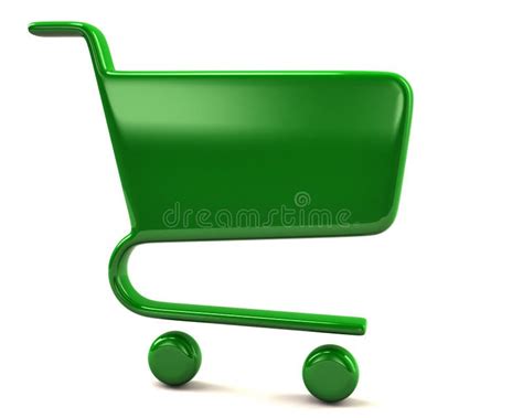 Green shopping cart icon stock illustration. Illustration of button - 38355924