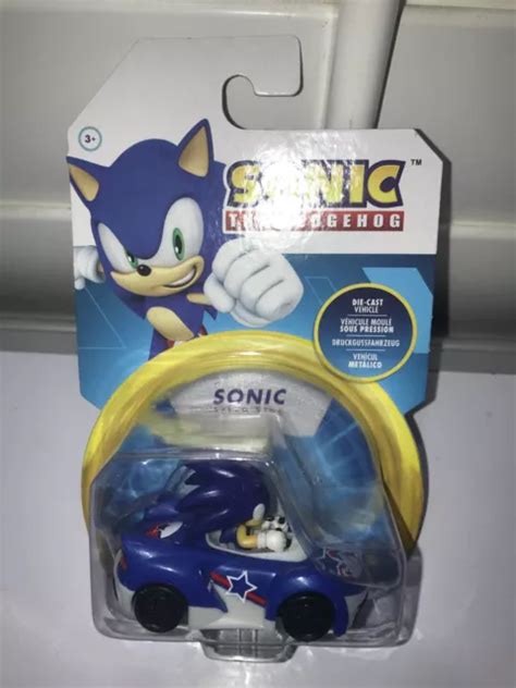 SONIC THE HEDGEHOG Tails Whirlwind Sport Sonic Team Racing Cars Jakks £ ...