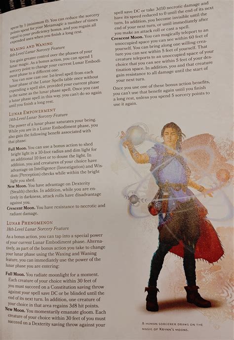 Lunar Sorcerer : r/dndleaks