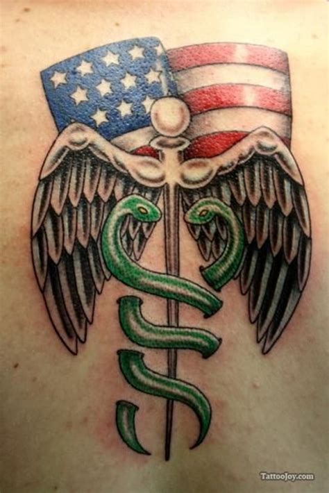 Caduceus Symbol Tattoo