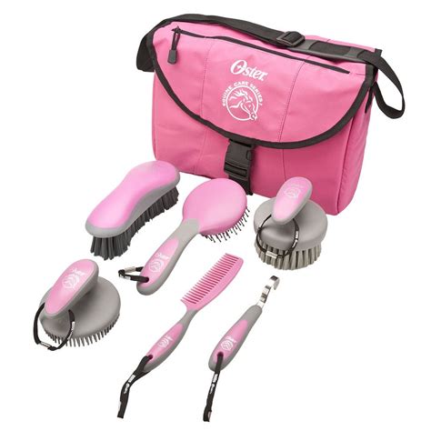 Oster 078399-325-001 Equine Care Series 7-Piece Grooming Kit - Pink in Pet Supplies, Horse ...