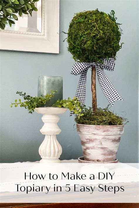 How to Make a DIY Topiary in 5 Easy Steps - My Family Thyme