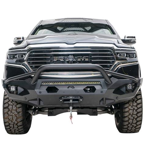 Fab Fours DR19-X4252-1 Matrix Front Bumper with Pre-Runner Guard and Sensor Holes for Dodge Ram ...