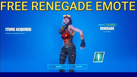 How to Get the Renegade Emote in Fortnite Chapter 2 Season 3 - YouTube