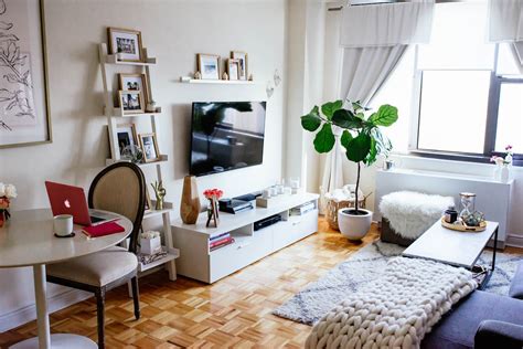 New York City Apartment Tour | Living Room & Kitchen | Katie's Bliss