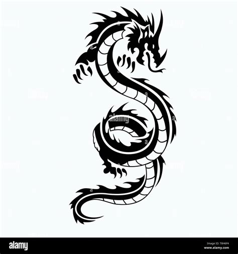 Chinese dragon tattoo designs hi-res stock photography and images - Alamy