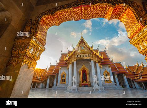 The Wat Benchamabophit or Marble temple is one of Bangkok is ...