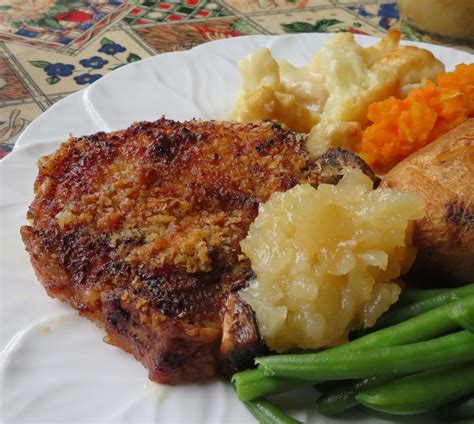 Pork Chops & Applesauce | The English Kitchen