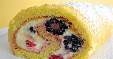 :pastry studio: Lemon Berry Roulade