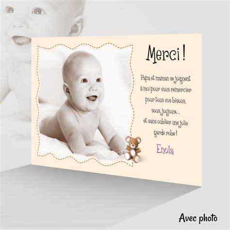 Carte Remerciement Naissance Chouette Fille | ubicaciondepersonas.cdmx ...