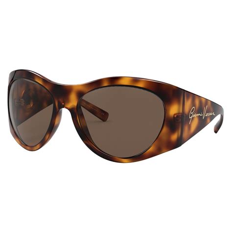 Versace - Sunglasses GV Signature Round - Havana - Sunglasses - Versace ...