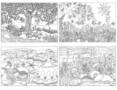 35+ Coloring Page Nature
