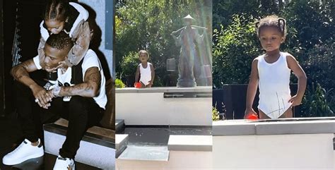 Wizkid shares adorable video of his son, Zion, playing by a waterfall ...