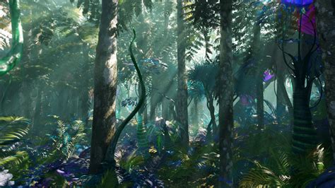 Alien Forest or Jungle Used Eevee Render Inspired From Pandora's Moon in Avatar 2009 Movie ...