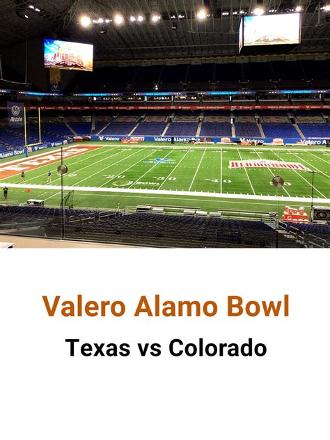 Live at Alamo Bowl Texas vs Colorado - Horns Illustrated