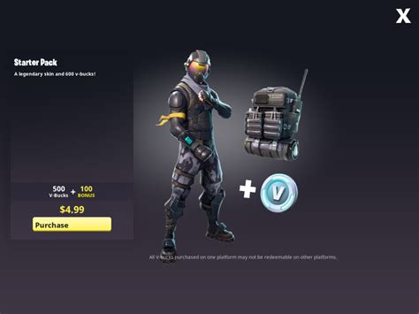 'Fortnite' Introduces Starter Pack With V-Bucks And Outfit - ITechBlog