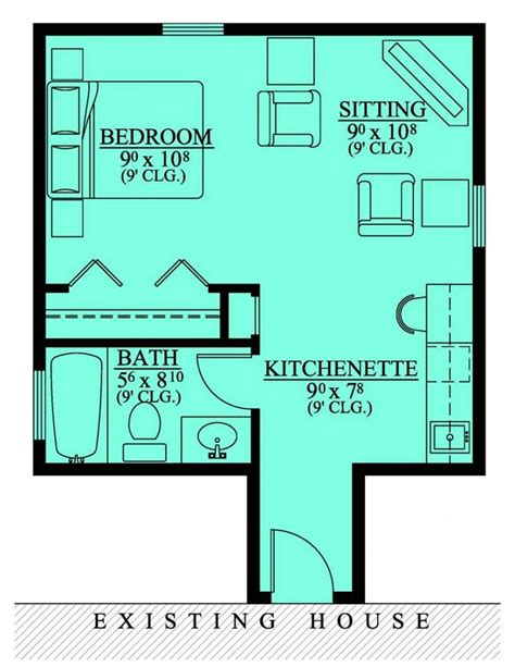 Mother in law apartment, In law house, Small house plans