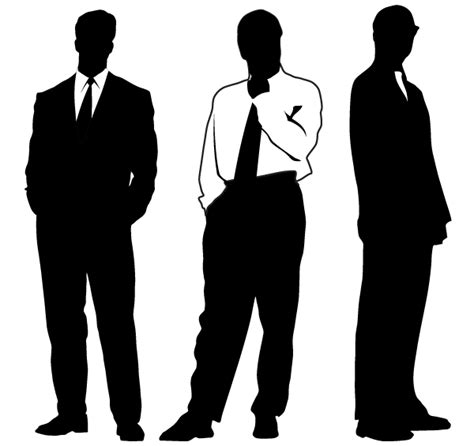 Vector Businessman Silhouettes | Download Free Vector Art | Free-Vectors