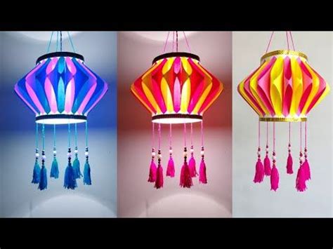 Akash Kandil Making At Home For Diwali | Diwali Decoration Ideas ...