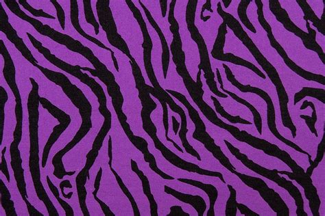 Zebra Purple and Black Animal Print 100% Cotton Flannel Fabric