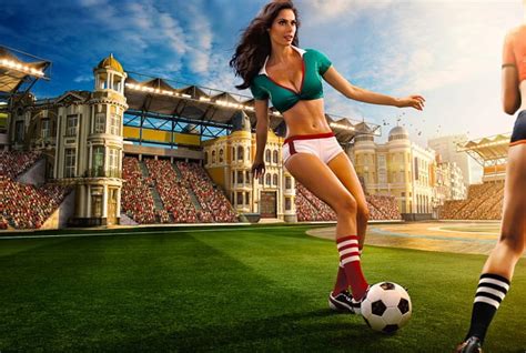 Cute Soccer Player, soccer, art, bonito, woman, cute, graphy, fantasy, sport, HD wallpaper | Peakpx