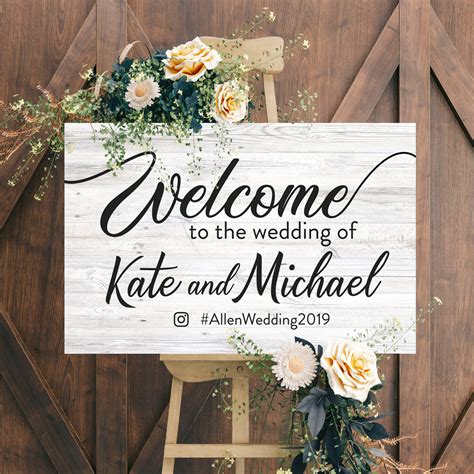 Welcome Wedding Sign Font