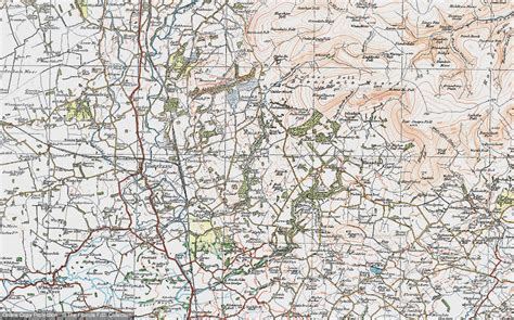 Historic Ordnance Survey Map of Calder Vale, 1924