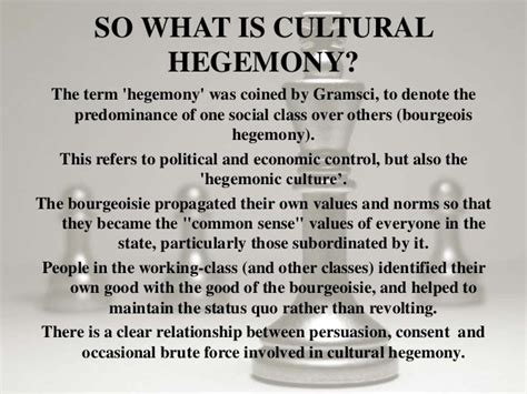 Hegemony Gramsci