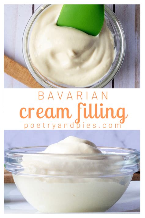 Bavarian Cream Filling — Poetry & Pies