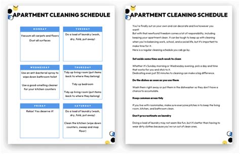 Easy Small Apartment Cleaning Schedule (Checklist You Can Follow)