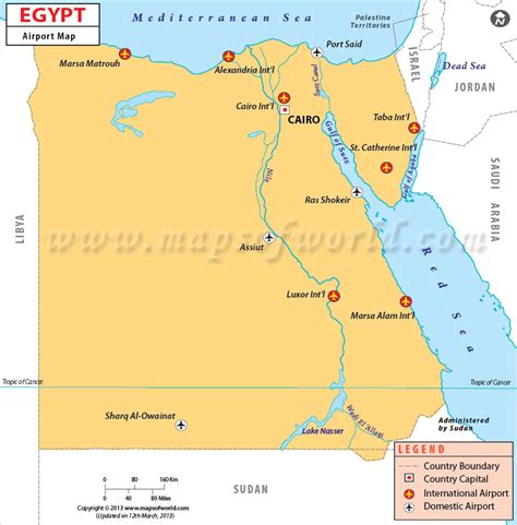 Airports In Egypt Map - Sena Xylina