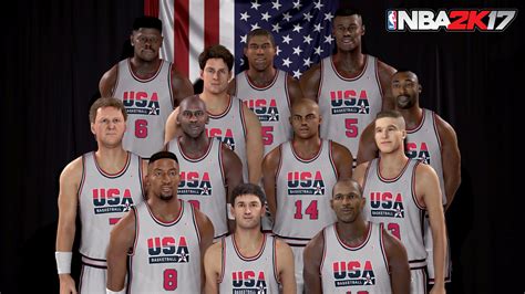 First screenshots for NBA 2K17 feature Team USA for Rio Olympics and 1992 Dream Team ...