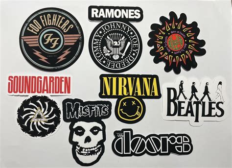 Classic Rock Band Stickers Vinyl | eBay